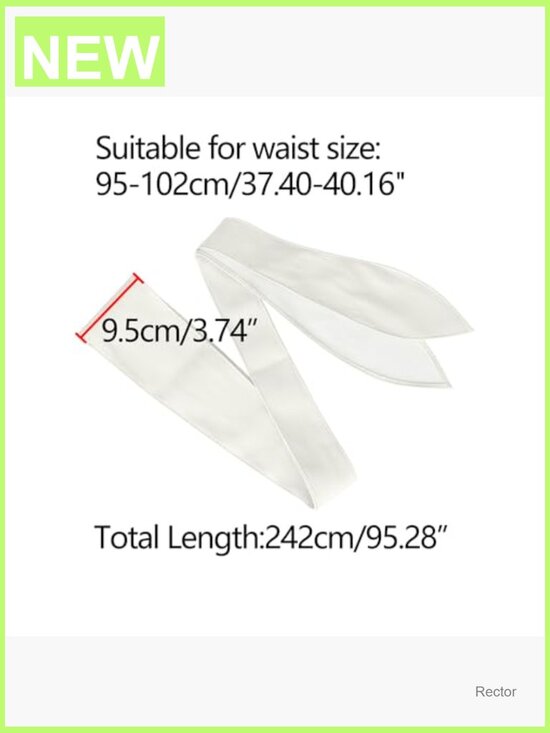 Womens Plus Size Obi Belt Self-Tie Wrap Around Waistband main image 4